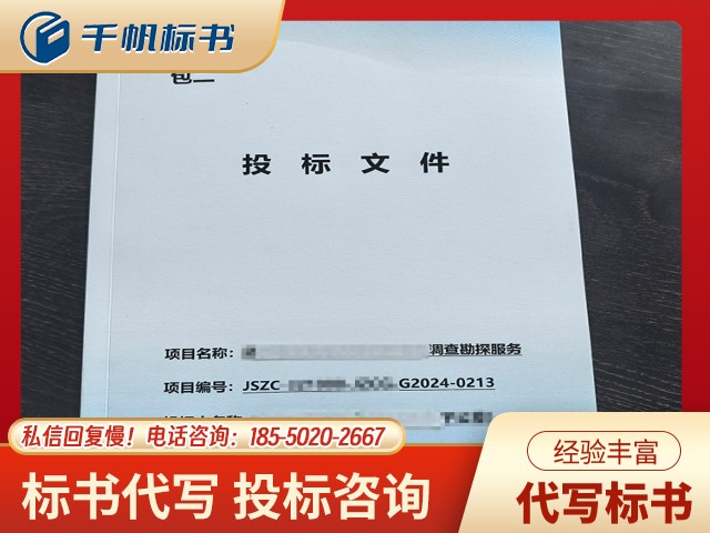 商务标代写标书