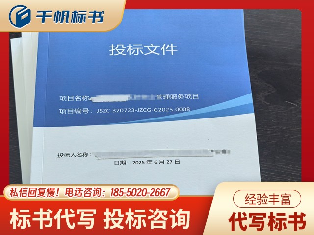 工程类商务标代写
