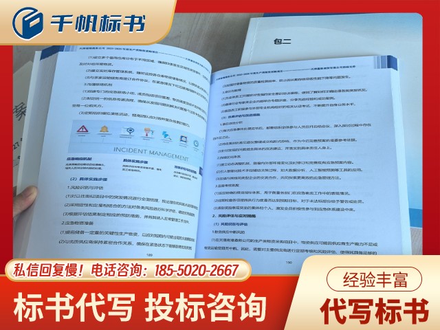 投标技术标代写